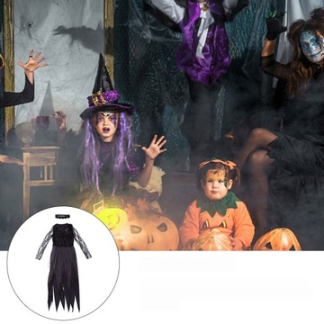 STRÓJ PANNY MŁODEJ DUCHA PRZEBRANIA IMPREZA HALLOWEEN WAMPIR