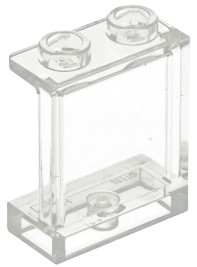 LEGO OKNO PANEL 1x2x2 SZYBA PRZEŹROCZYSTY 87552