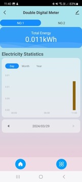 СЧЕТЧИК ЭНЕРГОПОТРЕБЛЕНИЯ WIFI TUYA СЧЕТЧИК НАПРЯЖЕНИЯ 2 ТРАНСФОРМАТОРА 80А ПЕТЛЯ