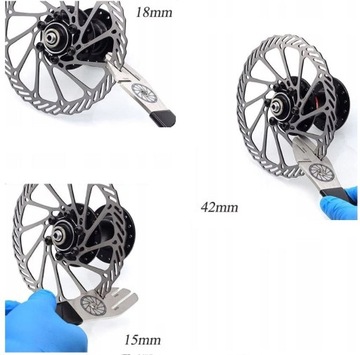 NARZĘDZIE KLUCZ DO PROSTOWANIA TARCZ HAMULCOWYCH W ROWERZE ROWEROWYCH