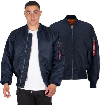 Kurtka Alpha Industries MA-1 100101 07 Granatowa L