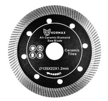 Tarcza diamentowa do cięcia gresu płytek 125MM PRO