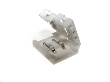 ZŁĄCZKA DO TAŚM LED ZATRZAS DWUSTRONNA CLICK 10mm