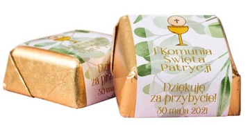 Czekoladki FOTO Podziękowanie Chrzest Komunia 30