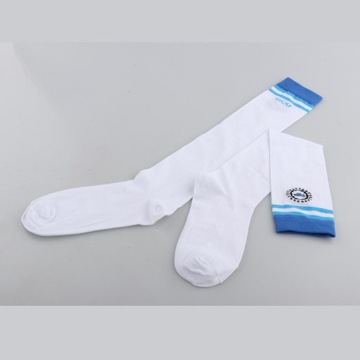 2x 1 para skarpet golfowych bawełna biała