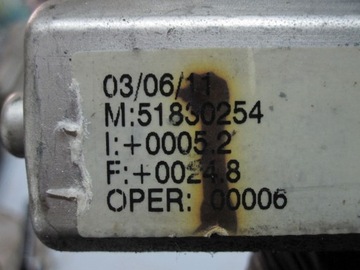 LANCIA DELTA SE III FACELIFT 13R ZVEDÁK OKNO LEVÝ PŘEDNÍ 51830254 6 PINU