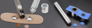 ZESTAW OCZEK, 300 szt. Z DZIURKACZEM, PODSTAWA, NARZĘDZIE INSTALACYJNE, 12MM, MIEDŹ