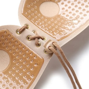 Бюстгальтер САМОПОДВИГАЮЩИЙСЯ, ПУШ АП, ГОЛАЯ СПИНКА, СИЛИКОНОВЫЙ, БЕЗ СПИНКИ А