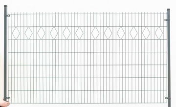 Panel ogrodzeniowy 2D DIAMENT H-1230mm