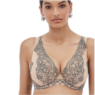 75G * Biustonosz Alles SPLENDORE bralette BRALETKA soft miękki koronkowy