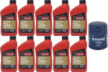 MOTORCRAFT 5W20 9,5L + FILTR MUSTANG 5,0 2018-2022