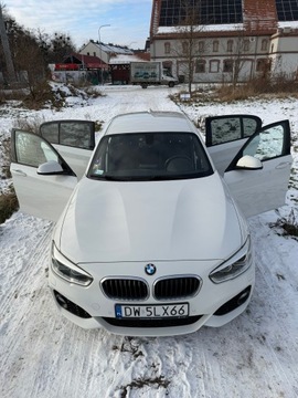BMW Seria 1 F20-F21 2015 BMW Seria 1 118i benzyna automat bialy 2015 Wroclaw, zdjęcie 9