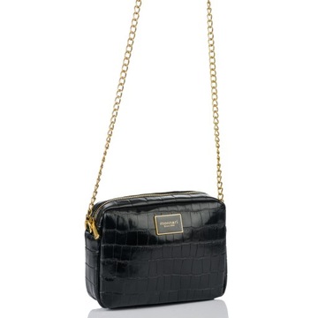 СТЕГАНАЯ СУМКА MESSAGE, ЧЕРНАЯ MONNARI