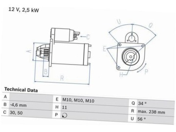 STARTÉR BOSCH 0 986 023 850