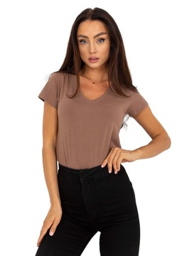 T-SHIRT DAMSKI bawełniany basic na co dzień - XS