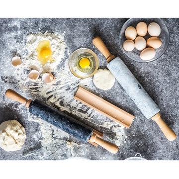 Скалка для нарезки круассанов