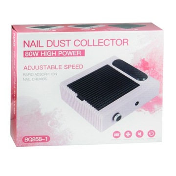 Пылеуловитель для маникюрных ногтей 80 Вт + фильтр