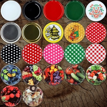 20x БАНКА 200МЛ СТЕКЛЯННЫЕ ПРИГОТОВЛЕНИЯ ВАРЕНЬЕ МЕДОВОЕ + КРЫШКИ FI66