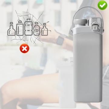 Мягкая колба 600 мл мягкая складная бутылка из мягкой воды бутылки с водой