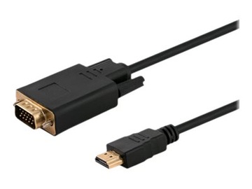 CL-103 KABEL HDMI-VGA D-SUB 1,8m ADAPTER FULL HD