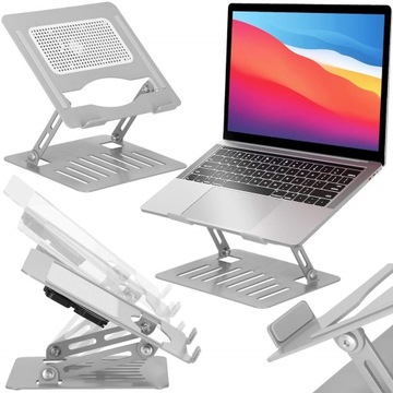 СКЛАДНАЯ ОХЛАЖДАЮЩАЯ ПОДСТАВКА ДЛЯ НОУТБУКА МЕТАЛЛИЧЕСКАЯ ПОДСТАВКА, РЕГУЛИРУЕМАЯ USB