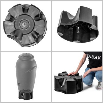 РЕЗЕРВУАР ДЛЯ ДОЖДЕВОЙ ВОДЫ НА 210 Л ВОДЫ ЦВЕТОЧНЫЙ ГОРШОК НАБОР КОНТЕЙНЕРОВ ПОДСТАВКА FAP