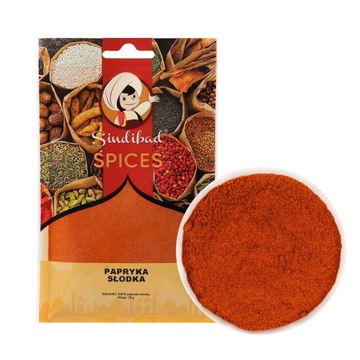PAPRYKA SŁODKA 50 g SINDIBAD NATURALNA AROMATYCZNA