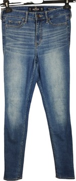 HOLLISTER Jeansowe SPODNIE RURKI rozm W25 L30