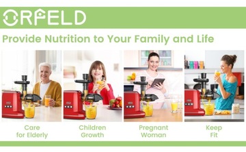 Соковыжималка медленного действия Fezen ZM1513 400 Вт.