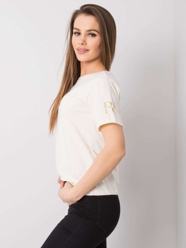 Klasyczny T-SHIRT damski koszulka bawełniana - L