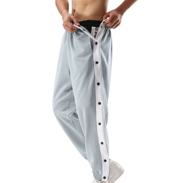 Men's Tear Pants Student Side Breasted Sports Casu