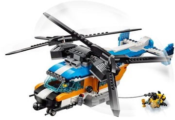 LEGO CREATOR 3W1 31096 SAMOLOT PODUSZKOWIEC ŚMIGŁO