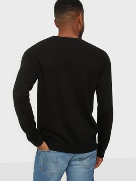 Selected Homme Sweter Berg 16074682 Czarny Regular Fit