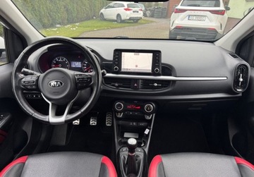 Kia Picanto III Hatchback 5d 1.2 DOHC 84KM 2017 Kia Picanto 1.2 86KM GT Key-less Kamera Navi Led Klima Bezwypadkowy Serwis, zdjęcie 14