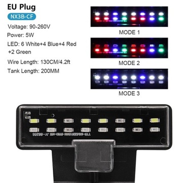 Super cienkie oświetlenie LED do akwarium oświetle