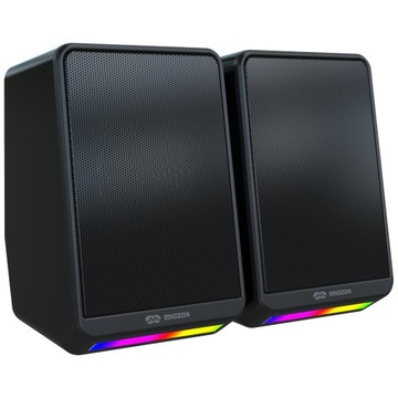 GŁOŚNIKI KOMPUTEROWE GAMINGOWE Z LED RGB USB JACK