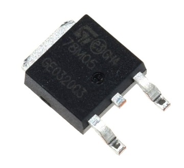 Układ stabilizator LM7805 L7805 7805 L78M05CDT SMD TO252 0,5A 500mA 5V