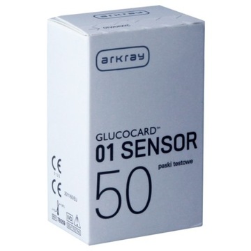 Glucocard 01 Sensor paski do pomiaru glikemii, 50 sztuk