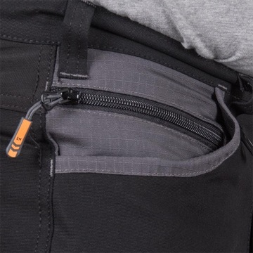 Брюки рабочие ЧЕРНЫЕ с эластаном L.HOLLMAN на резинке COTTON STRETCH размер 60