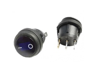 Przełącznik kołyskowy SMRS101 niebieski 230V IP65