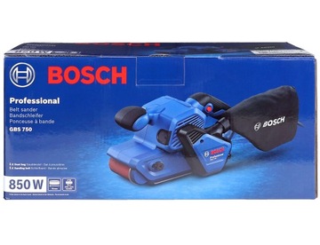 ЛЕНТОЧНО-ШЛИФОВАЛЬНАЯ МАШИНА 850W GBS 750 BOSCH