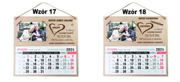 KALENDARZ 2024 PREZENT DZIEŃ BABCI I DZIADKA GRAWER