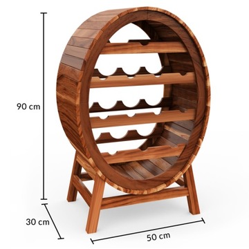ДЕРЕВЯННАЯ ПОЛКА ПОЛКА ДЛЯ ВИНА НА 12 БУТЫЛОК