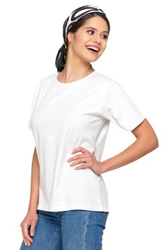 T-Shirt Damski Bawełna PREMIUM Luźna Koszulka Wygodna Gładka MORAJ XL