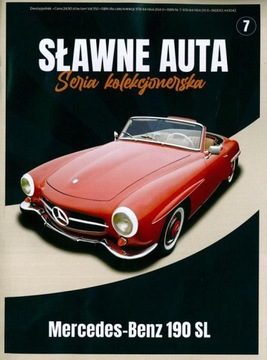 KOL. SŁAWNE AUTA nr 7 - MERCEDES-BENZ 190 SL