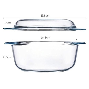 ВОЗДУХОУСТОЙЧИВАЯ ФОРМА ДЛЯ ВЫПЕЧКИ С КРЫШКОЙ, 1,5 Л.