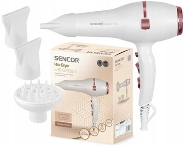 Suszarka do włosów Sencor 3 końcówki Biała 2400W