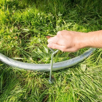 4 ДЕРЖАТЕЛЯ, ВИНТЫ, АНКЕРЫ ДЛЯ Удержания батута + КРЕПЛИТЕЛЬНЫЕ РЕМНИ