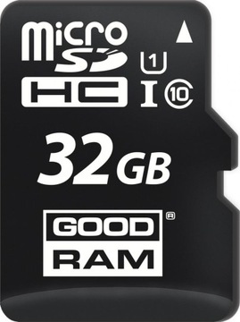 Karta pamięci microSDHC GOODRAM 32GB class10 UHS-1