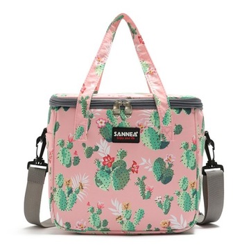 TORBA TERMICZNA IZOLACYJNA LUNCH BOX PIKNIK 7L KAKTUS